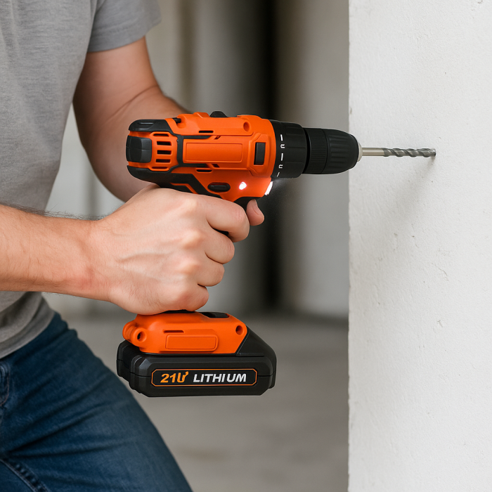 Şarjlı Darbeli Matkap - 21V Li-ion Bataryalı - Görsel 2