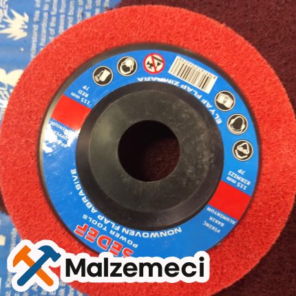 Nonwoven Flap Zımpara – 115 mm Red