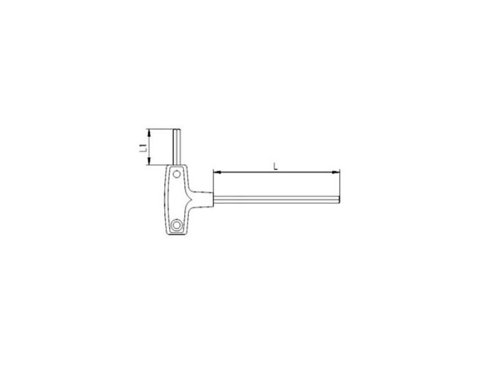 4920 T Tipi Allen Anahtar 8 mm - Görsel 2