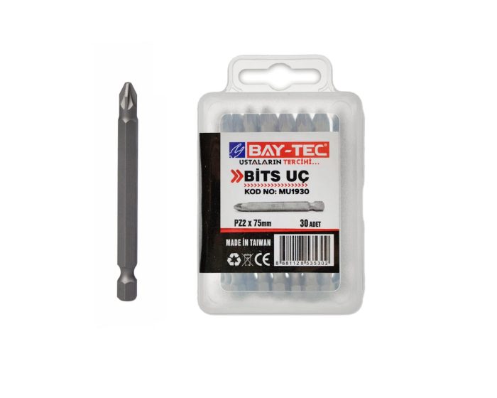 Kare Bits Uç Pozidriv PZ 2x75 MU1930 - Görsel 1