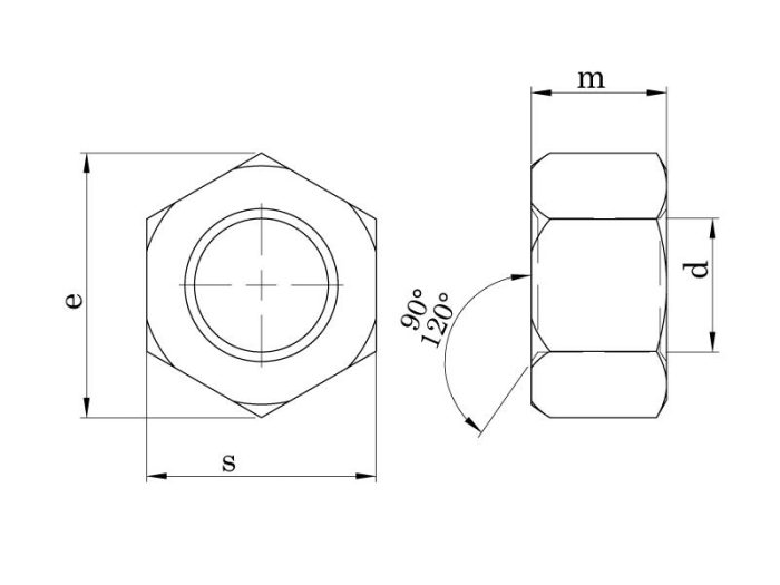 M14 Takviyeli Somun DIN 6330 - Görsel 2