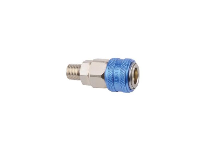 SM20 Pnömatik Bilyalı Otomatik Rakor 1/4 - Görsel 1